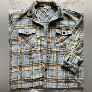 Thick Blue Women’s Flannel (She + Sky)